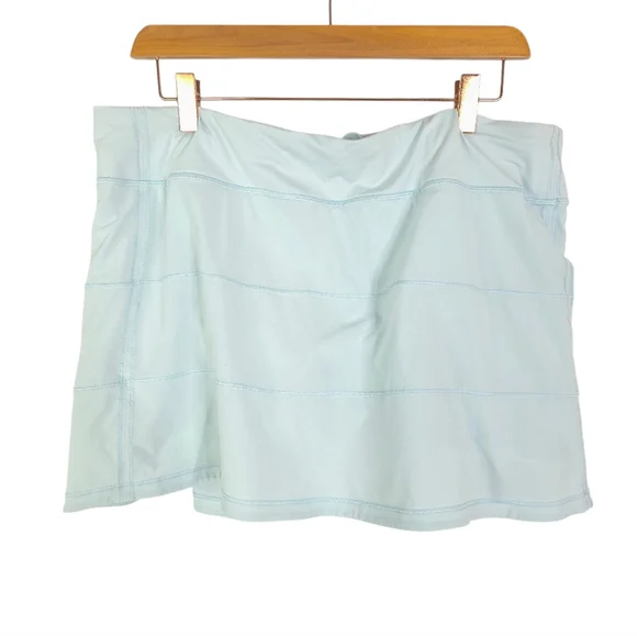 Lululemon Pace Rival Mid-Rise Skirt 15" Length *TallDelicate Mint Size 14 - Picture 9 of 12